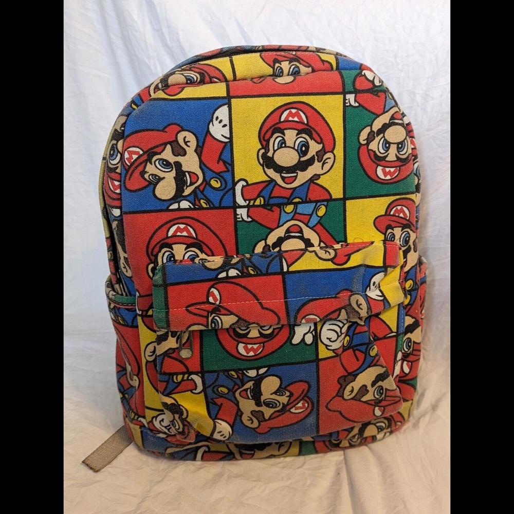 Super mario backpack A4 compatible school Bag From Japan F/S